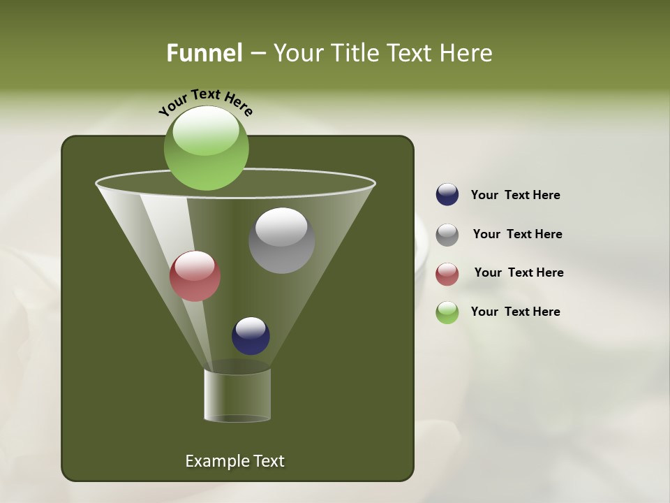 Rose Round Fingers PowerPoint Template