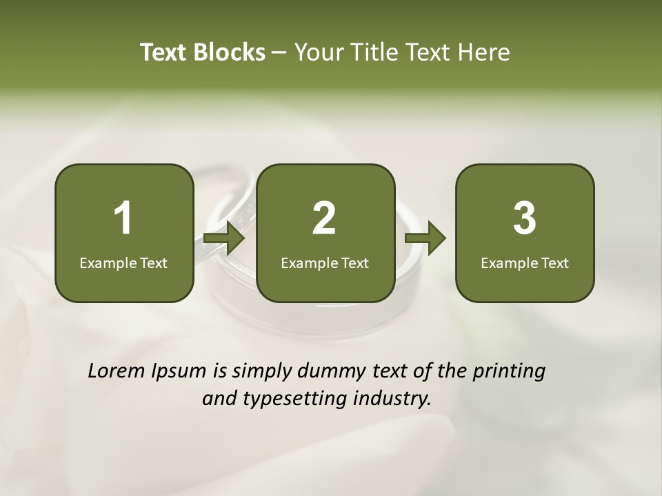 Rose Round Fingers PowerPoint Template