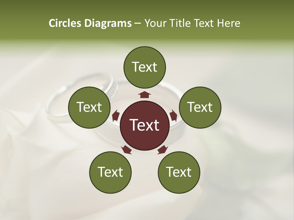 Rose Round Fingers PowerPoint Template