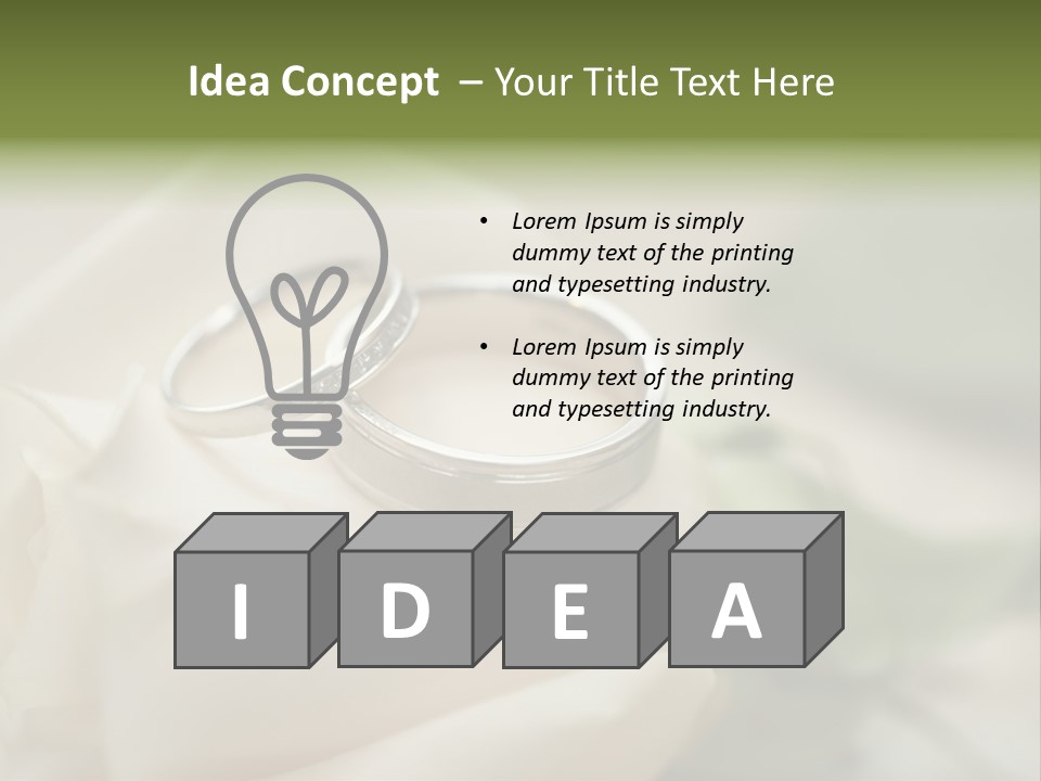 Rose Round Fingers PowerPoint Template