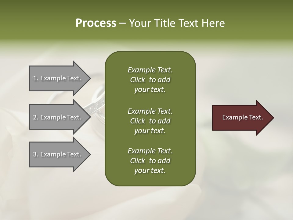 Rose Round Fingers PowerPoint Template