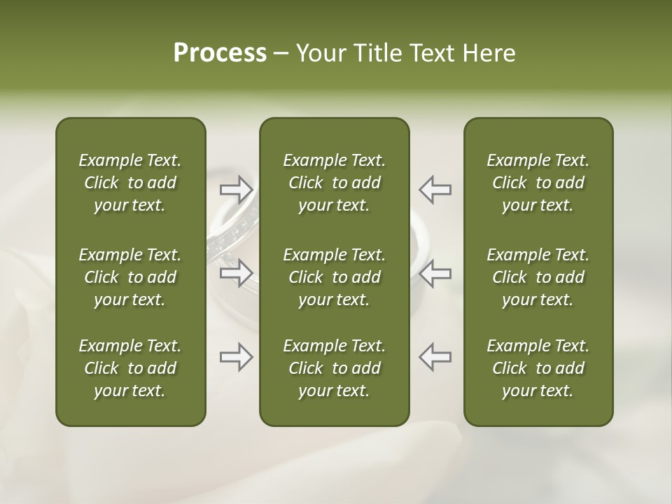 Rose Round Fingers PowerPoint Template