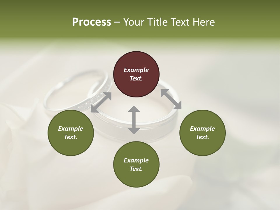 Rose Round Fingers PowerPoint Template