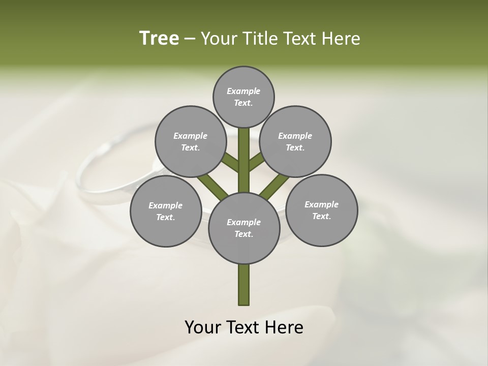 Rose Round Fingers PowerPoint Template