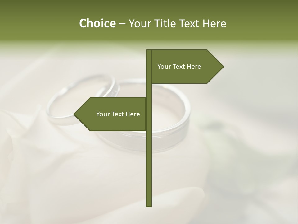 Rose Round Fingers PowerPoint Template