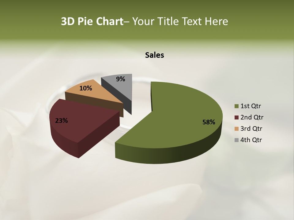 Rose Round Fingers PowerPoint Template