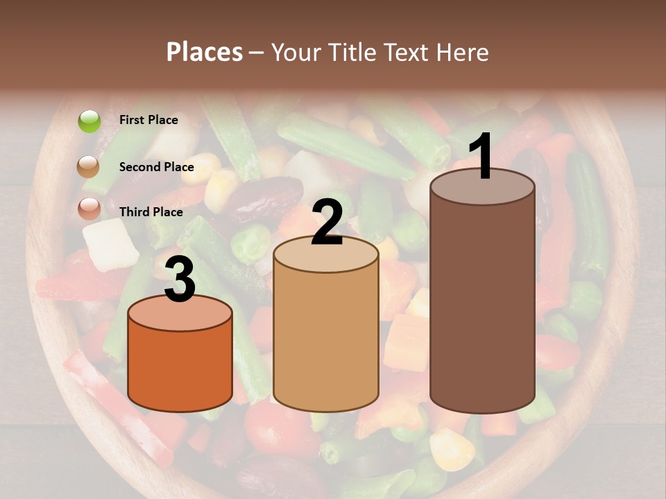 Vegetarian Dish Dieting PowerPoint Template