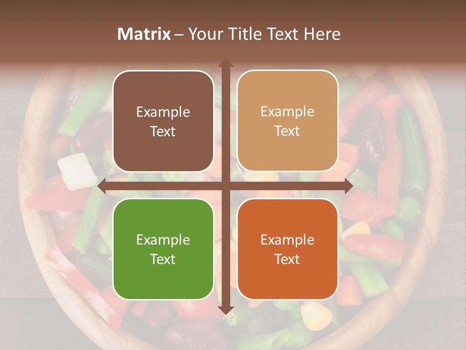 Vegetarian Dish Dieting PowerPoint Template
