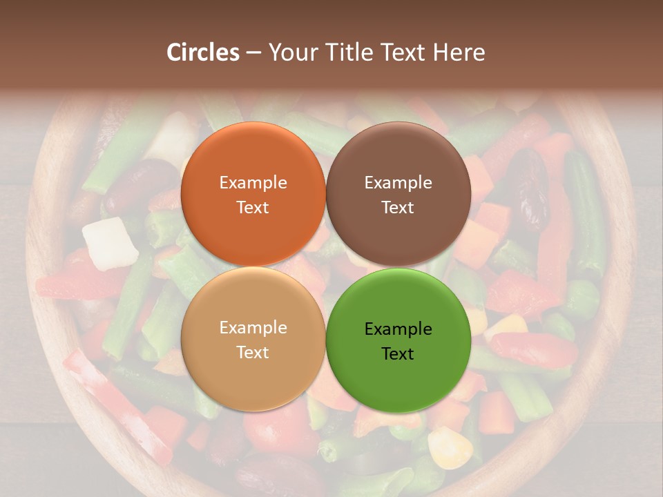 Vegetarian Dish Dieting PowerPoint Template