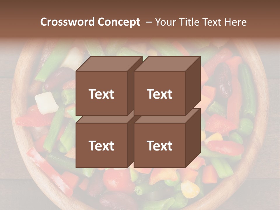 Vegetarian Dish Dieting PowerPoint Template