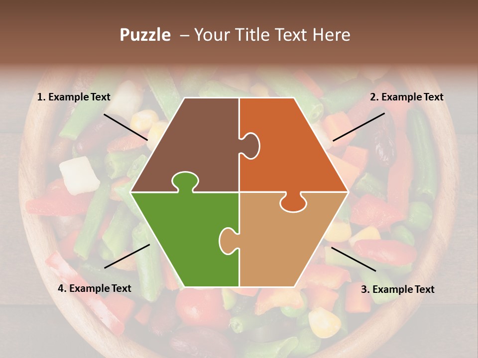 Vegetarian Dish Dieting PowerPoint Template