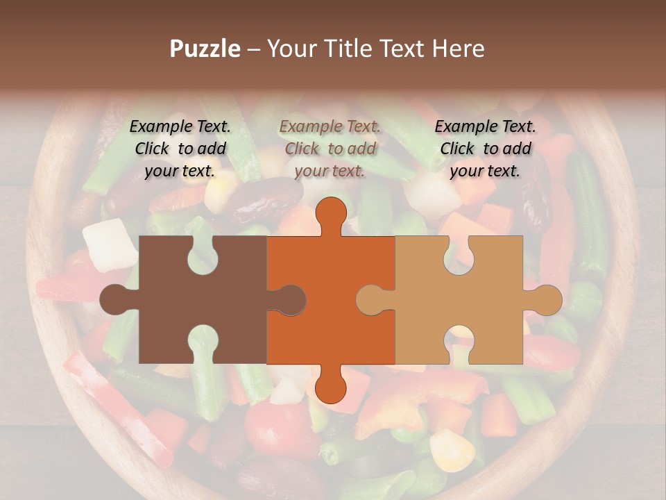 Vegetarian Dish Dieting PowerPoint Template