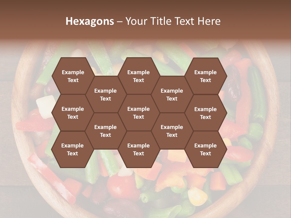 Vegetarian Dish Dieting PowerPoint Template