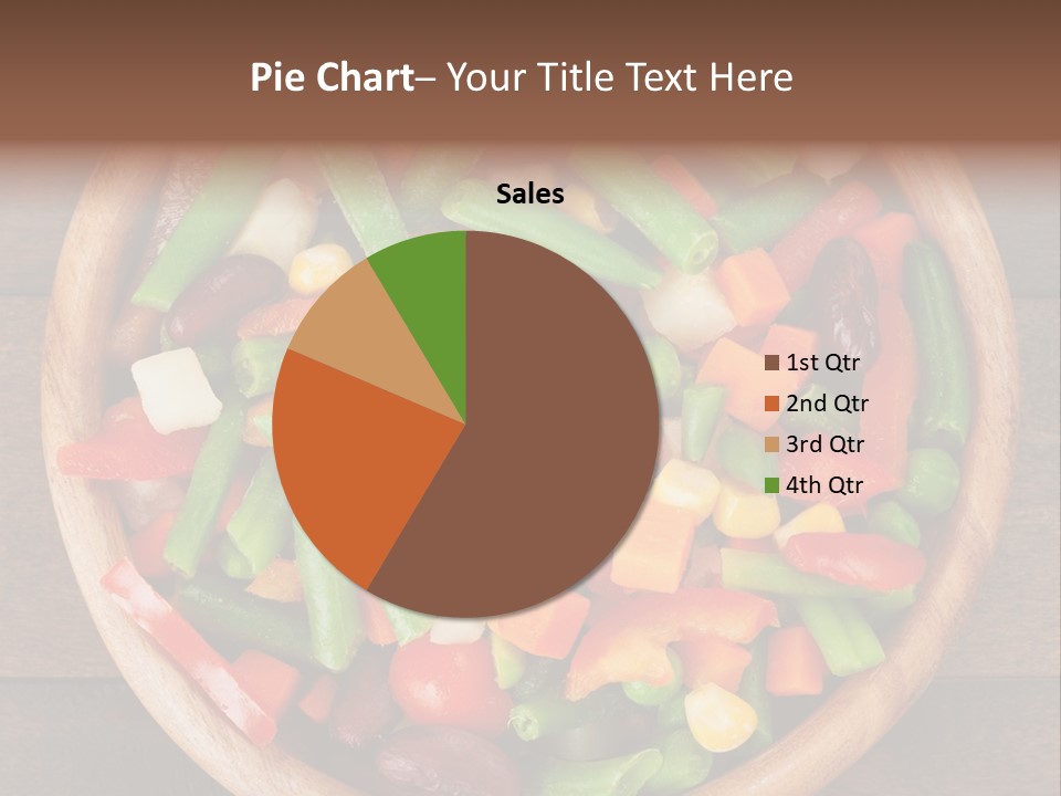 Vegetarian Dish Dieting PowerPoint Template