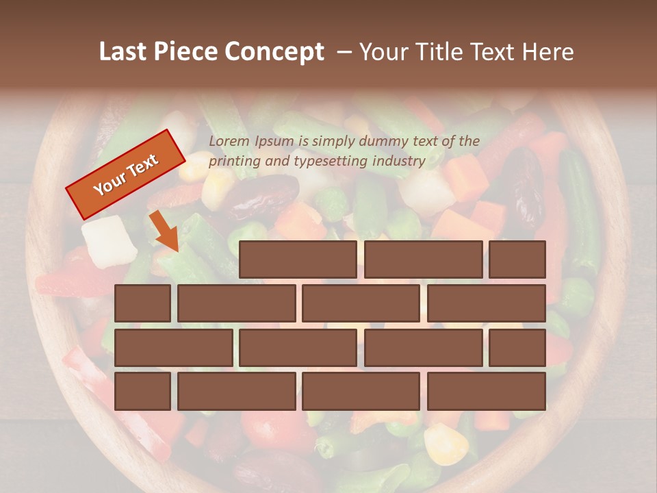 Vegetarian Dish Dieting PowerPoint Template