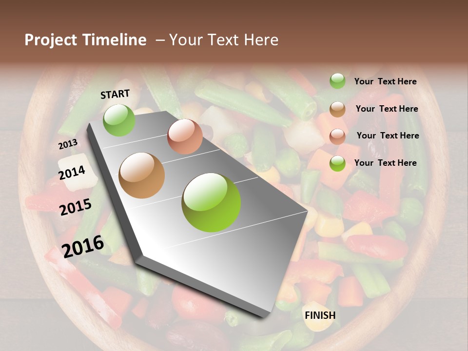 Vegetarian Dish Dieting PowerPoint Template