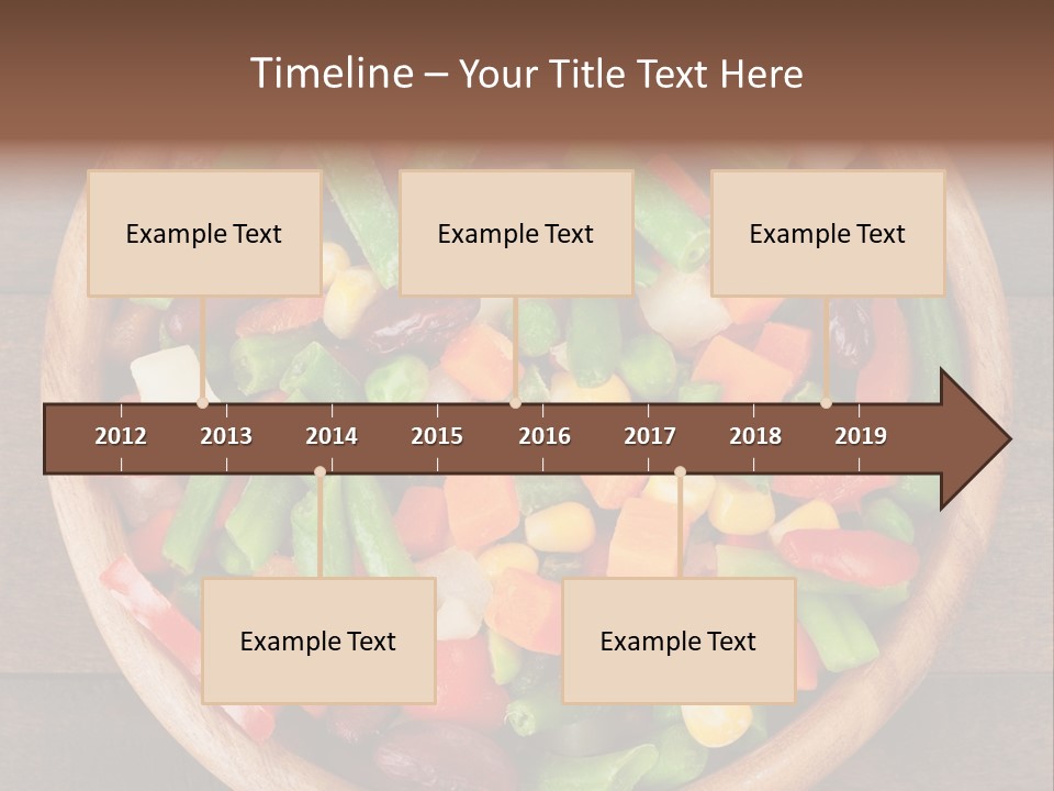 Vegetarian Dish Dieting PowerPoint Template