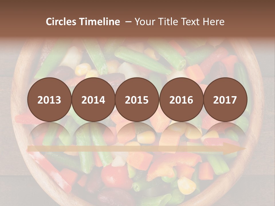 Vegetarian Dish Dieting PowerPoint Template