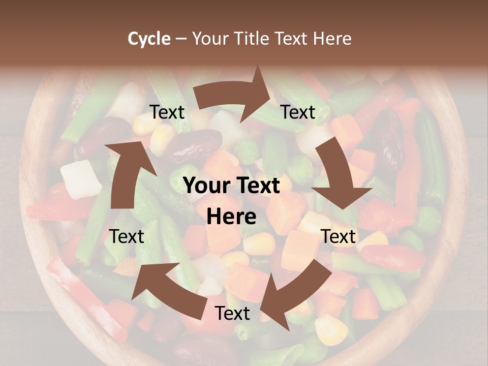 Vegetarian Dish Dieting PowerPoint Template