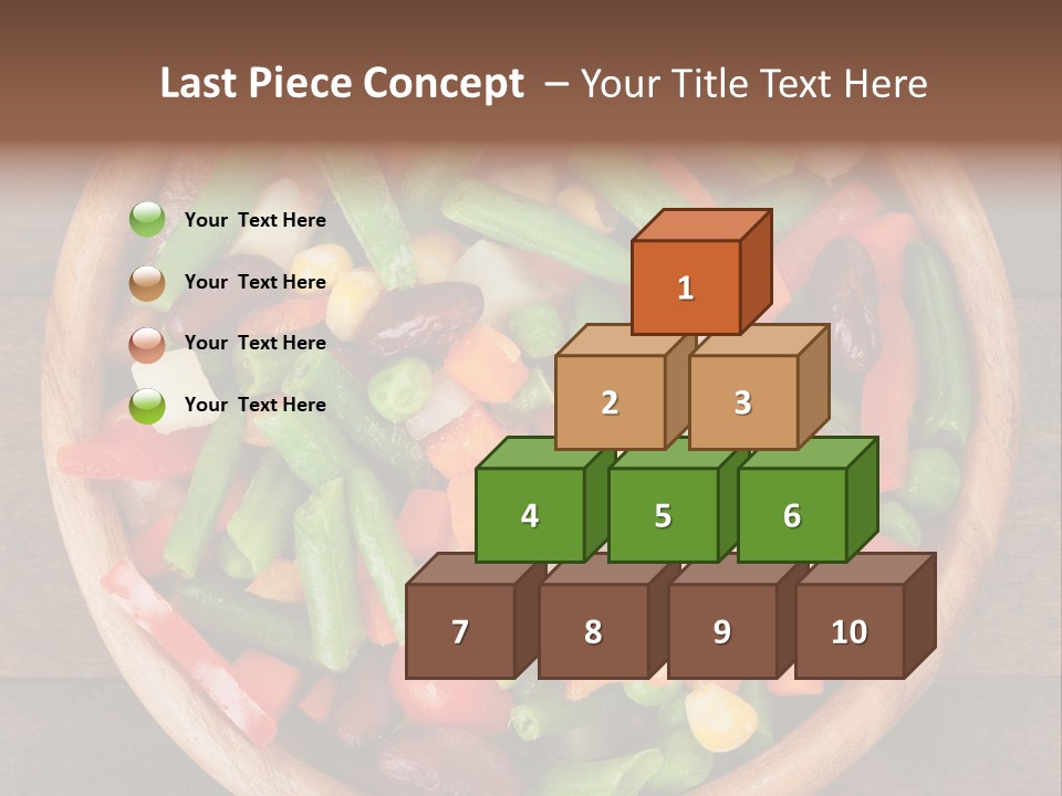 Vegetarian Dish Dieting PowerPoint Template