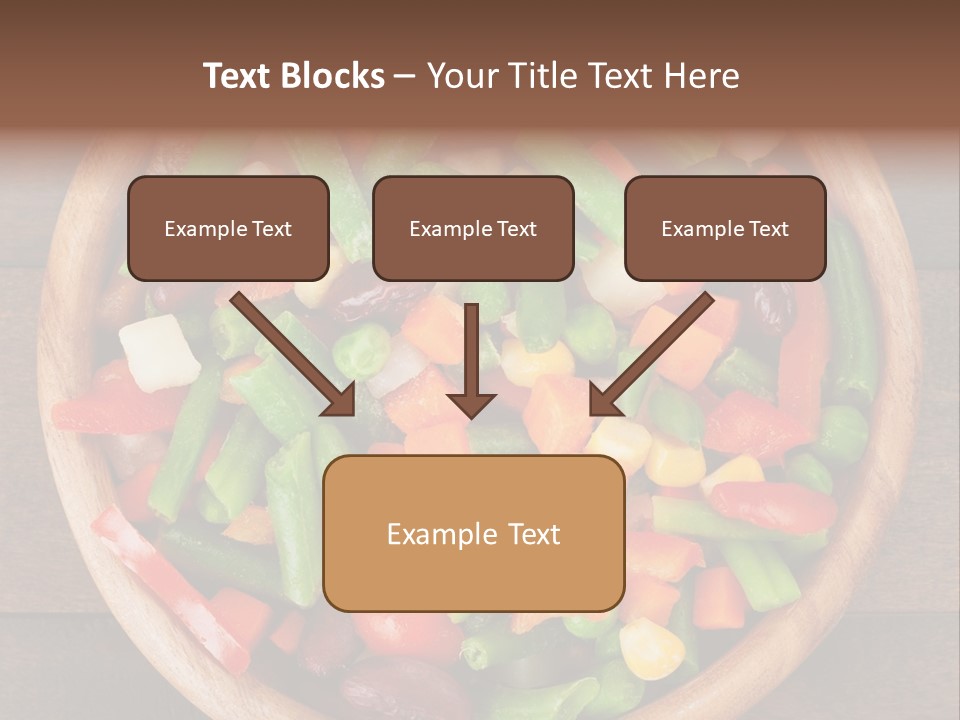 Vegetarian Dish Dieting PowerPoint Template