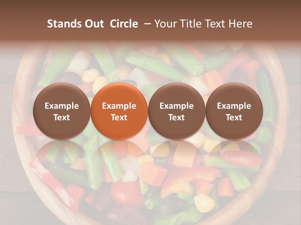 Vegetarian Dish Dieting PowerPoint Template