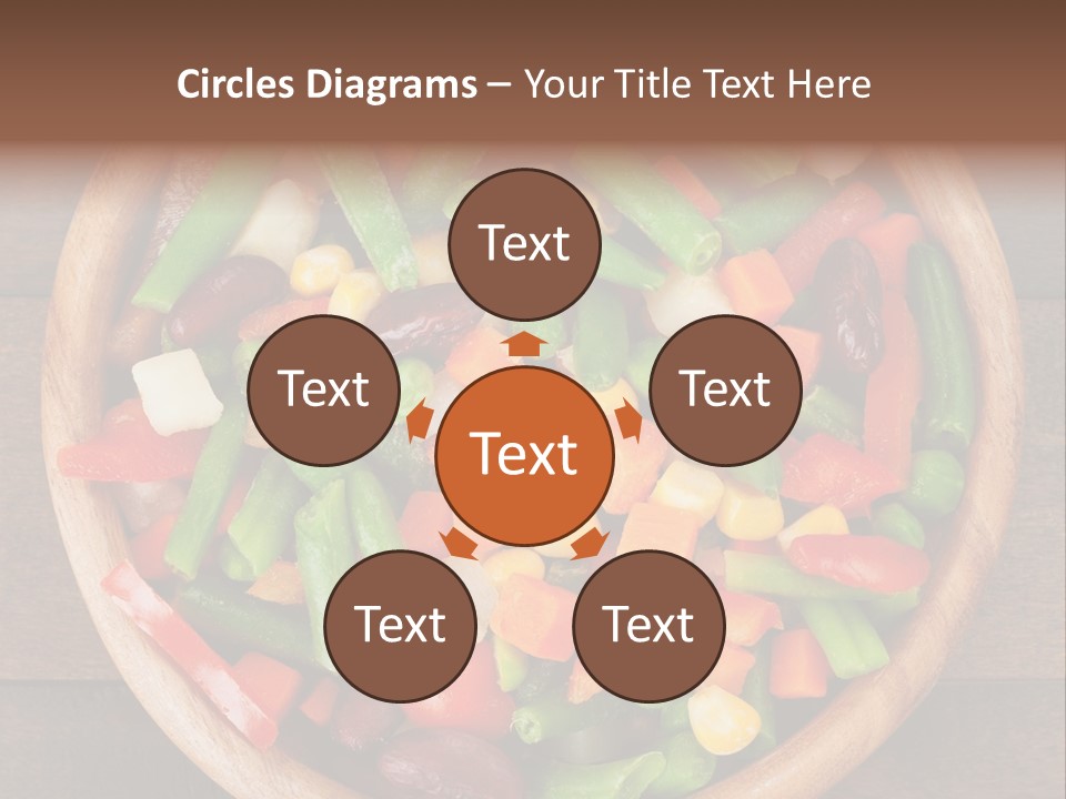 Vegetarian Dish Dieting PowerPoint Template