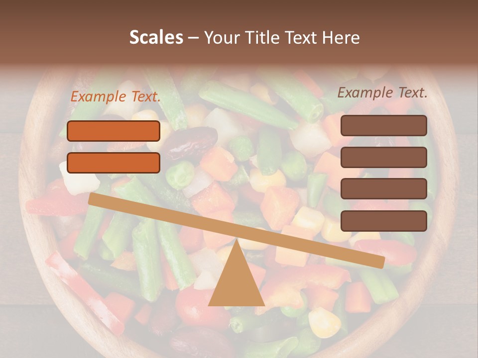 Vegetarian Dish Dieting PowerPoint Template