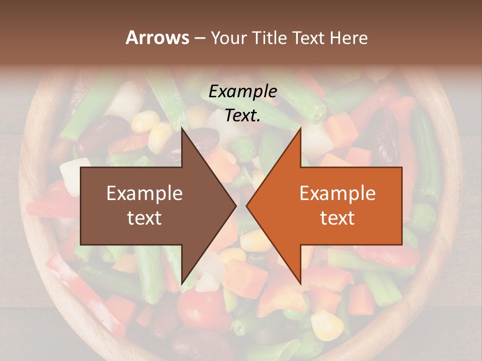 Vegetarian Dish Dieting PowerPoint Template
