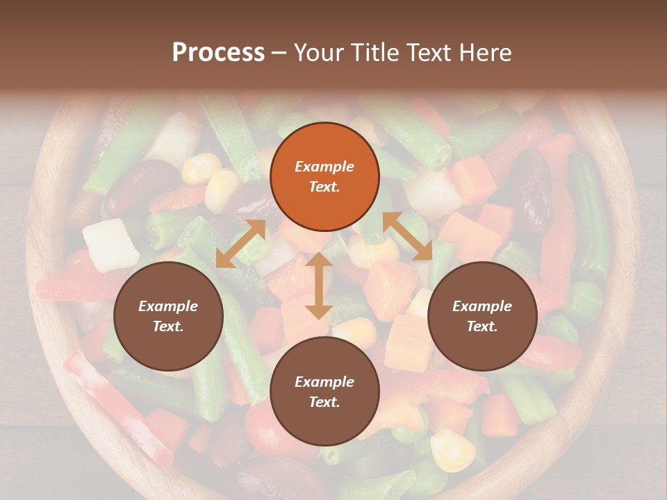 Vegetarian Dish Dieting PowerPoint Template