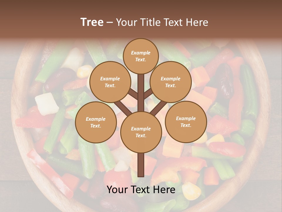 Vegetarian Dish Dieting PowerPoint Template