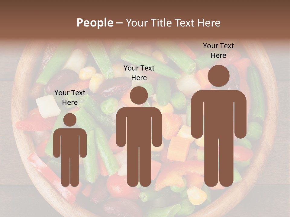 Vegetarian Dish Dieting PowerPoint Template