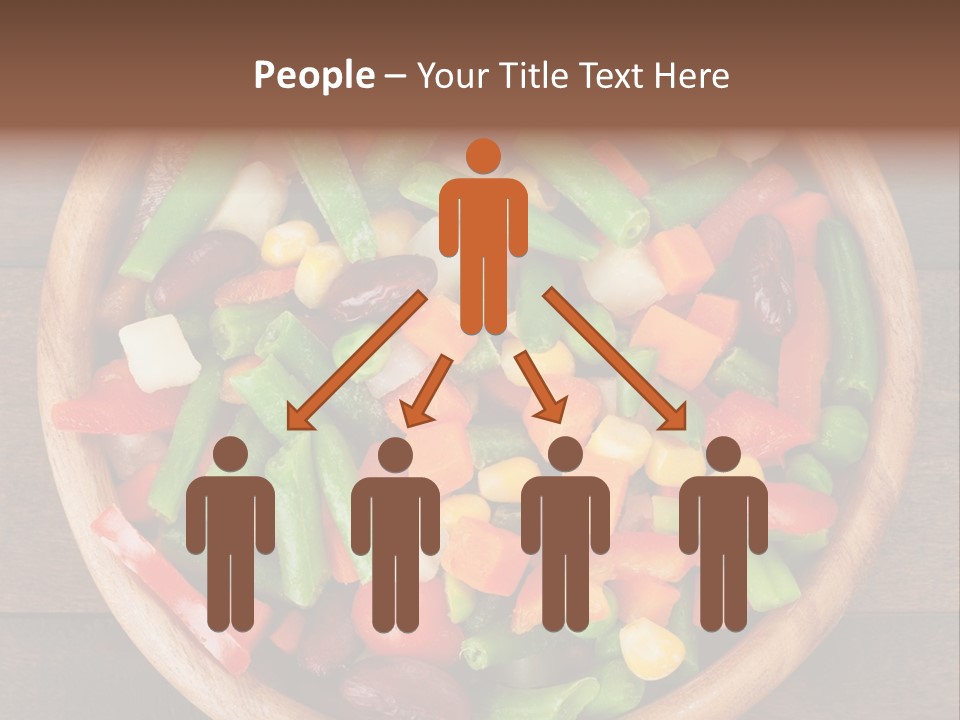 Vegetarian Dish Dieting PowerPoint Template