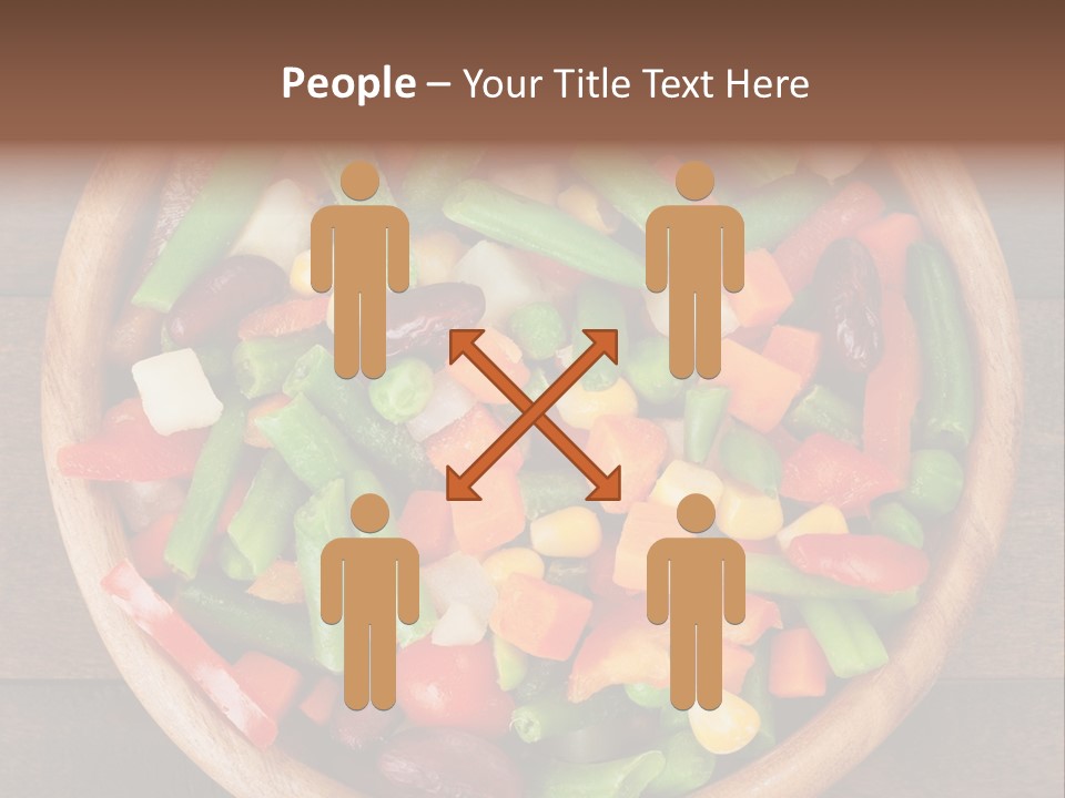 Vegetarian Dish Dieting PowerPoint Template