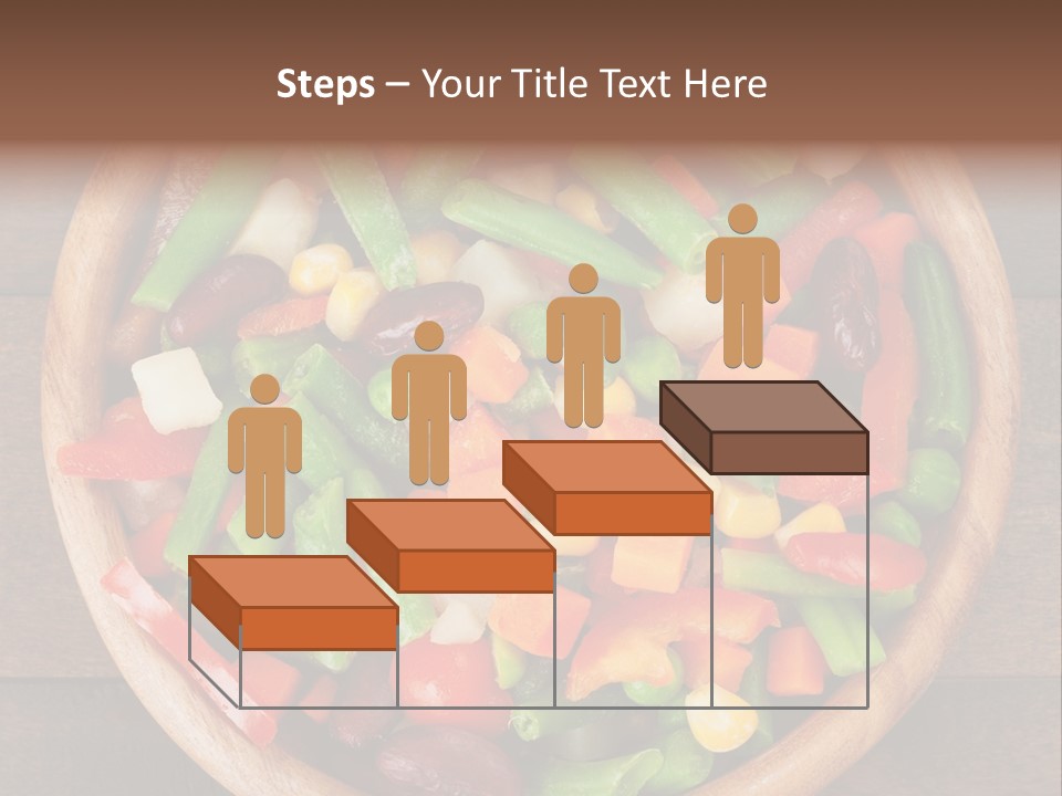 Vegetarian Dish Dieting PowerPoint Template