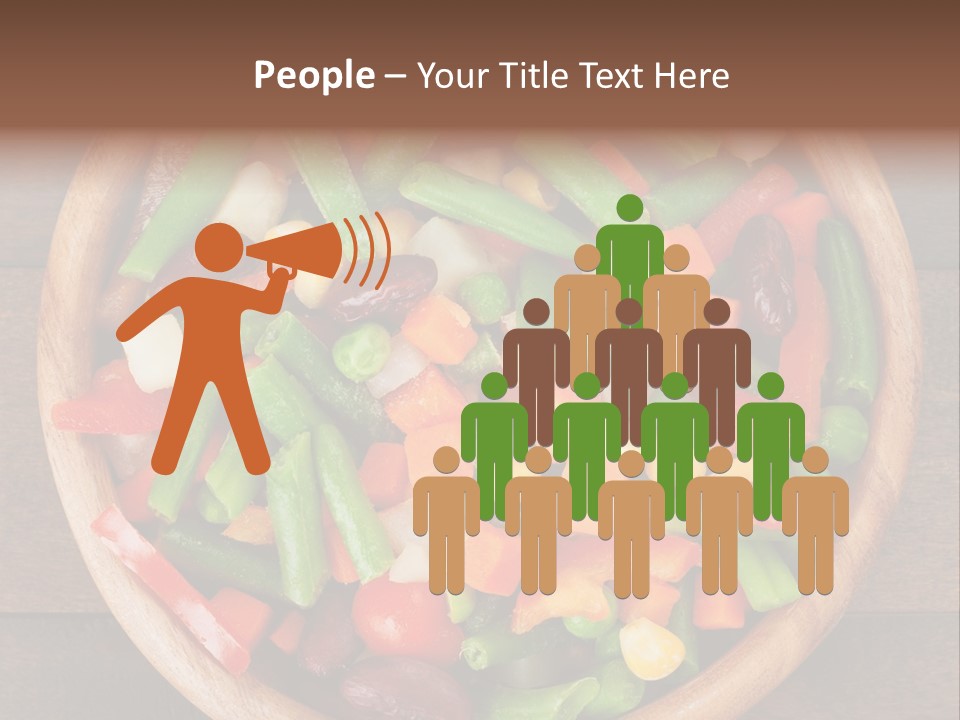 Vegetarian Dish Dieting PowerPoint Template