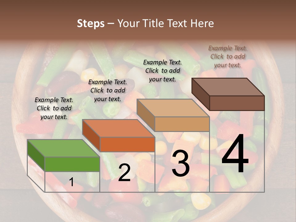 Vegetarian Dish Dieting PowerPoint Template