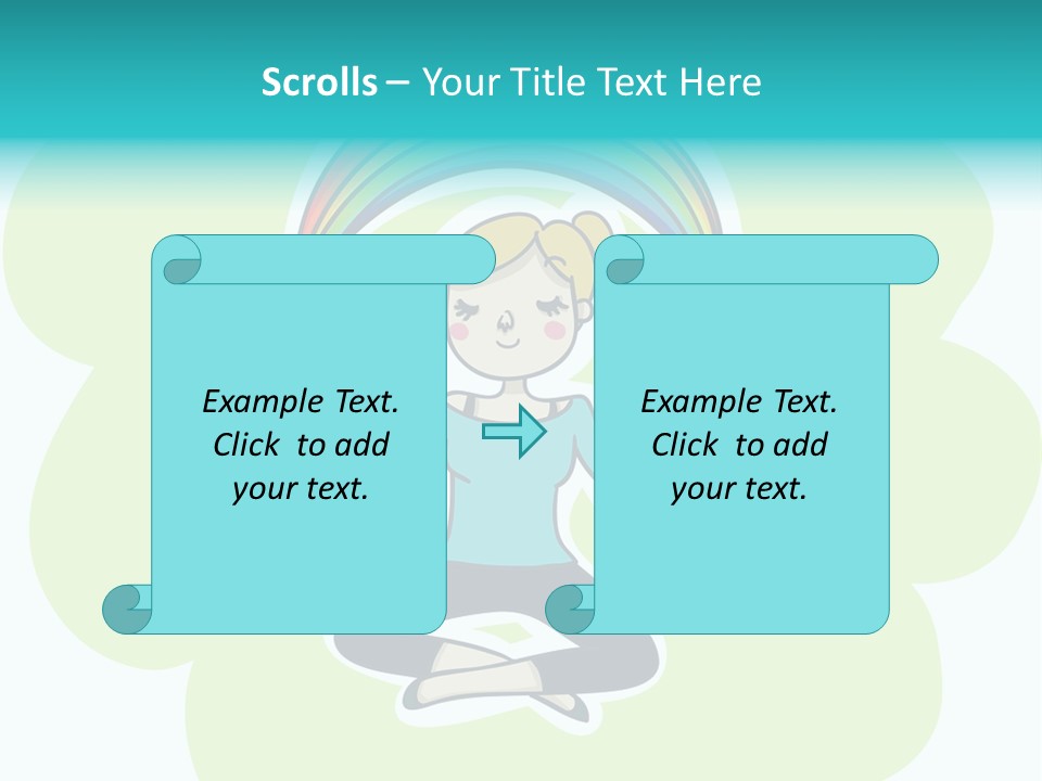 Positive Nature Icon PowerPoint Template