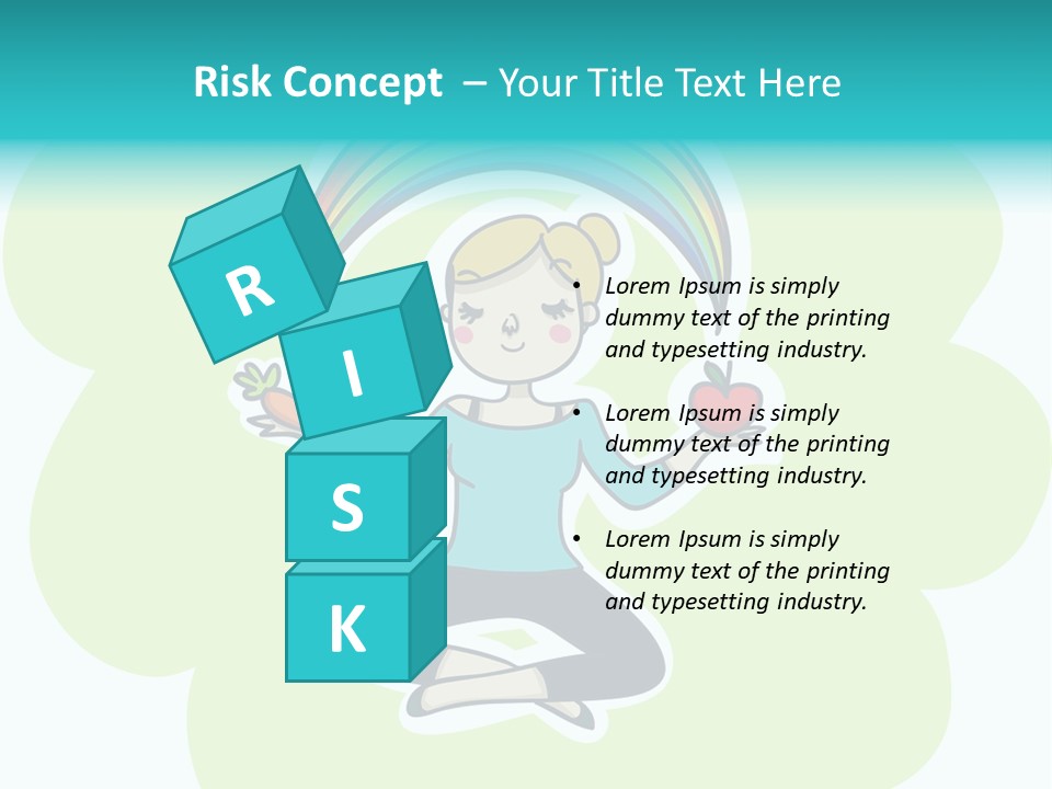 Positive Nature Icon PowerPoint Template