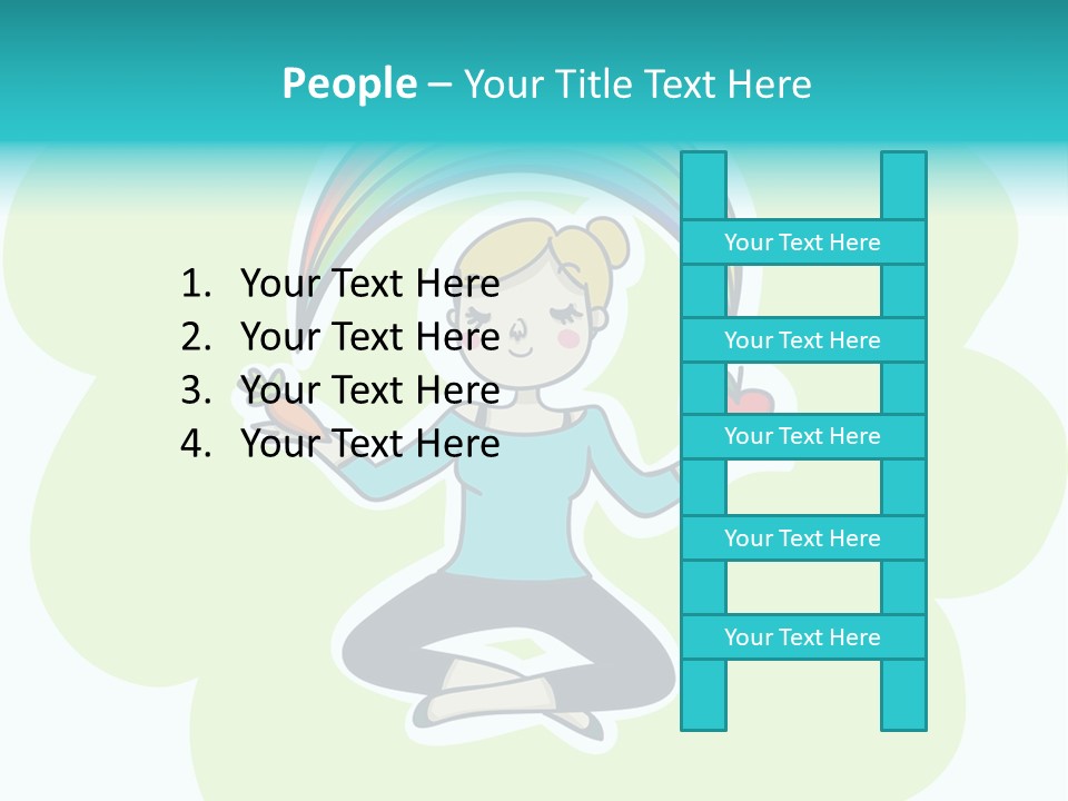 Positive Nature Icon PowerPoint Template