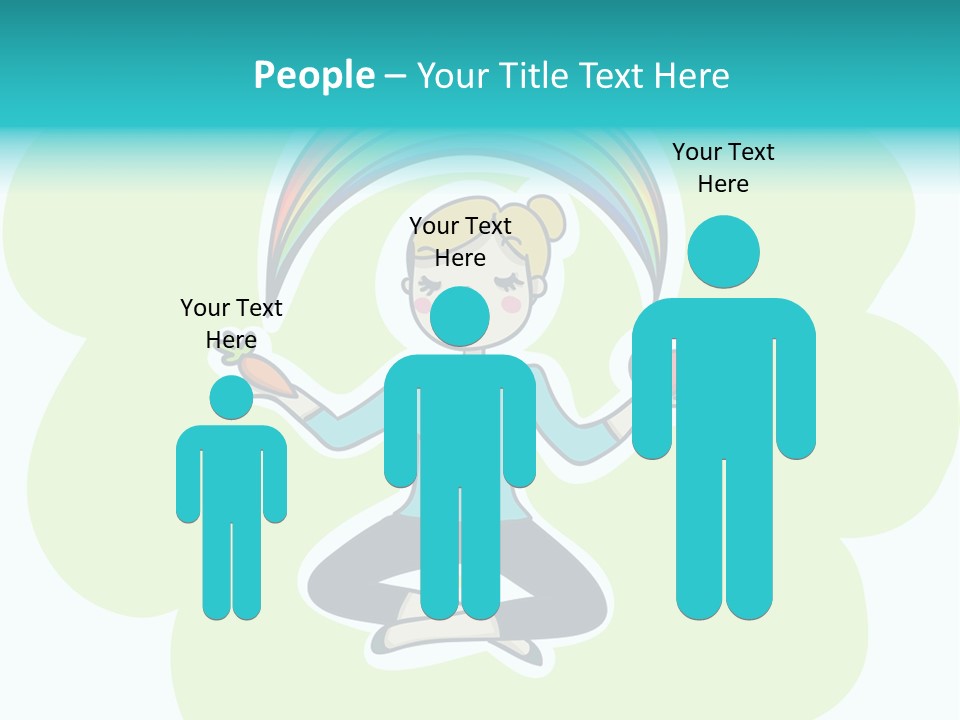 Positive Nature Icon PowerPoint Template