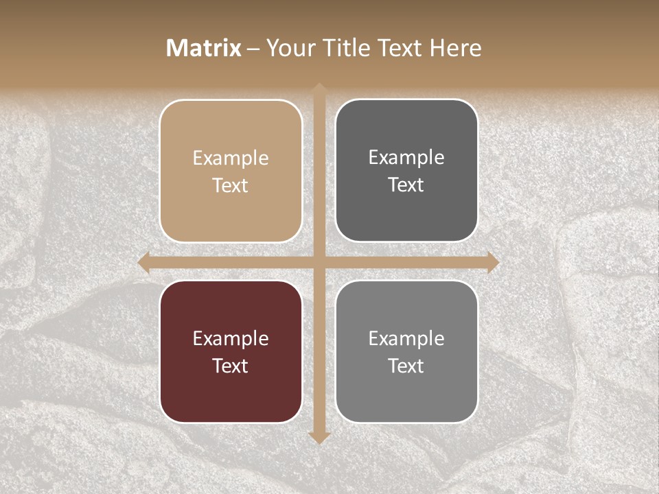 Empty Closeup Grunge PowerPoint Template