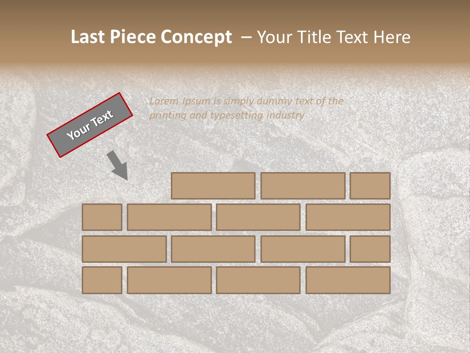 Empty Closeup Grunge PowerPoint Template