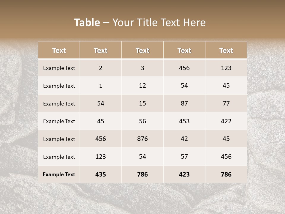Empty Closeup Grunge PowerPoint Template