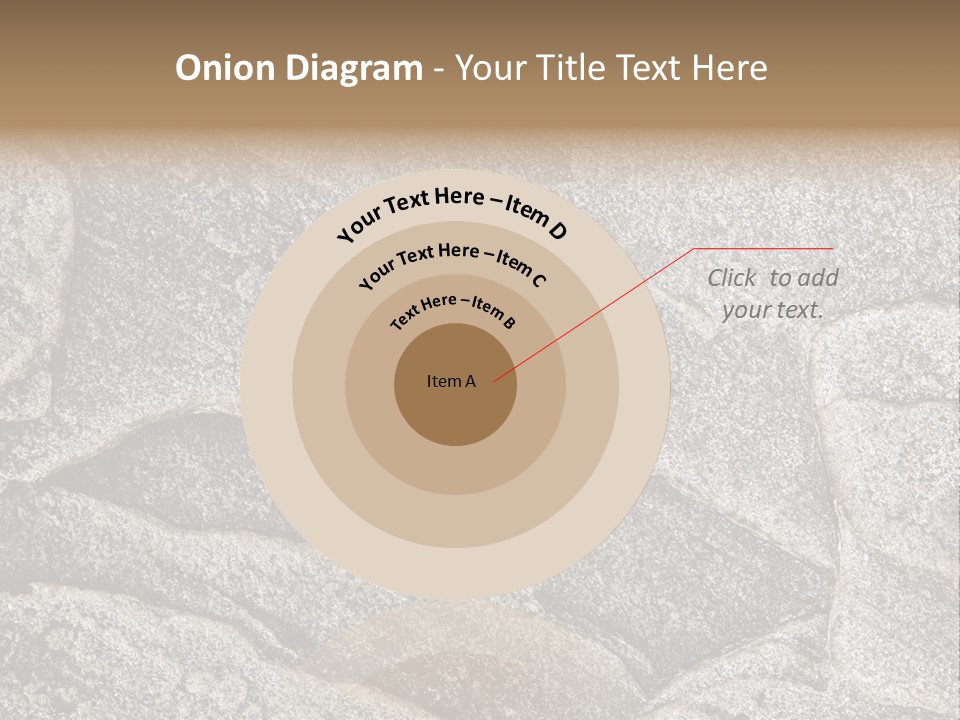 Empty Closeup Grunge PowerPoint Template