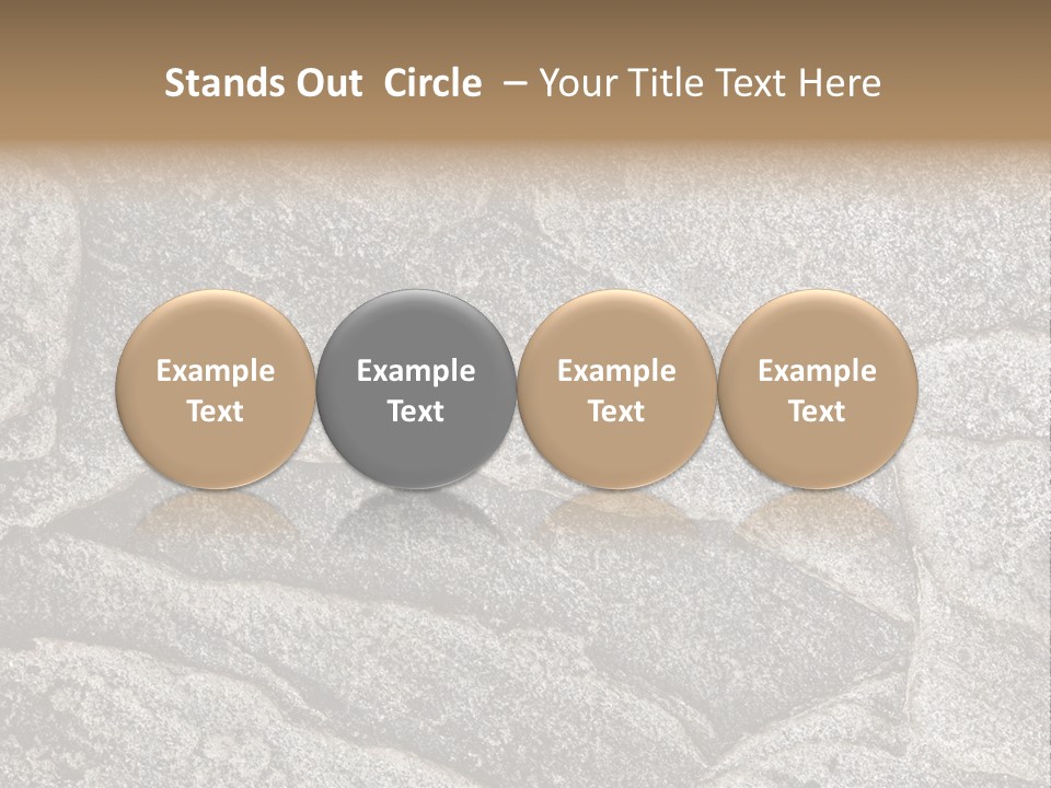 Empty Closeup Grunge PowerPoint Template