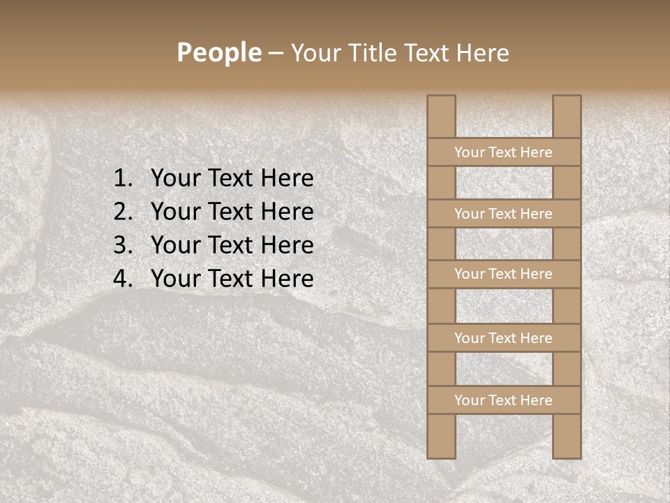 Empty Closeup Grunge PowerPoint Template