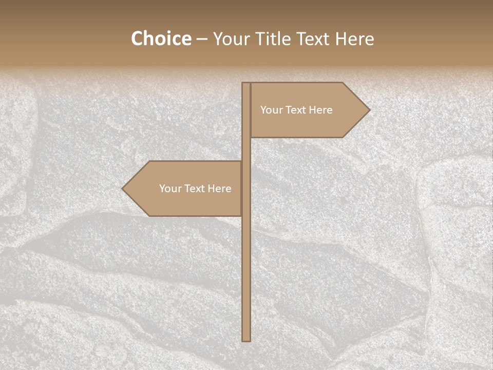 Empty Closeup Grunge PowerPoint Template