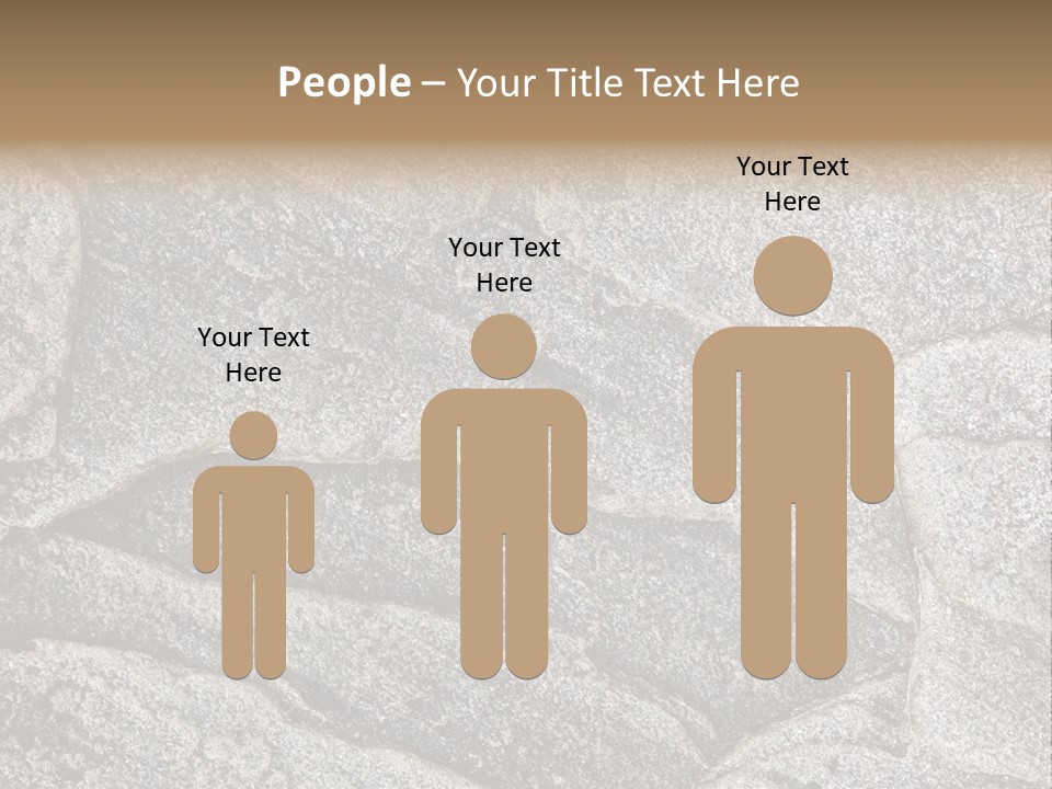 Empty Closeup Grunge PowerPoint Template