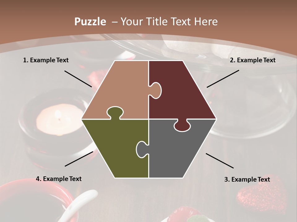 Rich Strawberry Calories PowerPoint Template